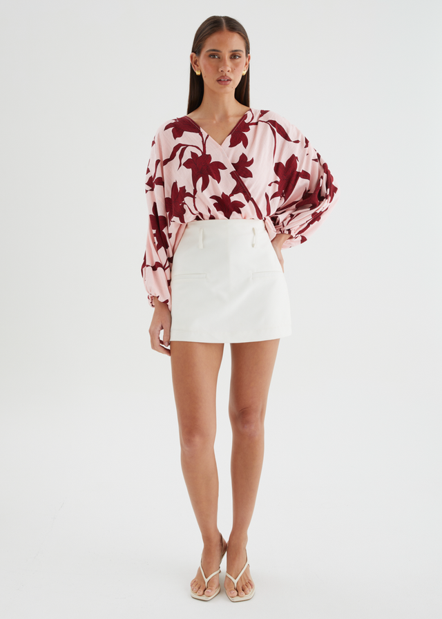 Cobie Blouse - Chloe Pink