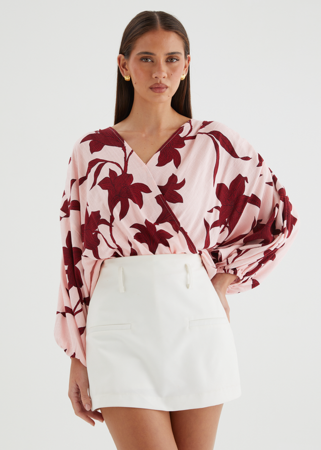 Cobie Blouse - Chloe Pink