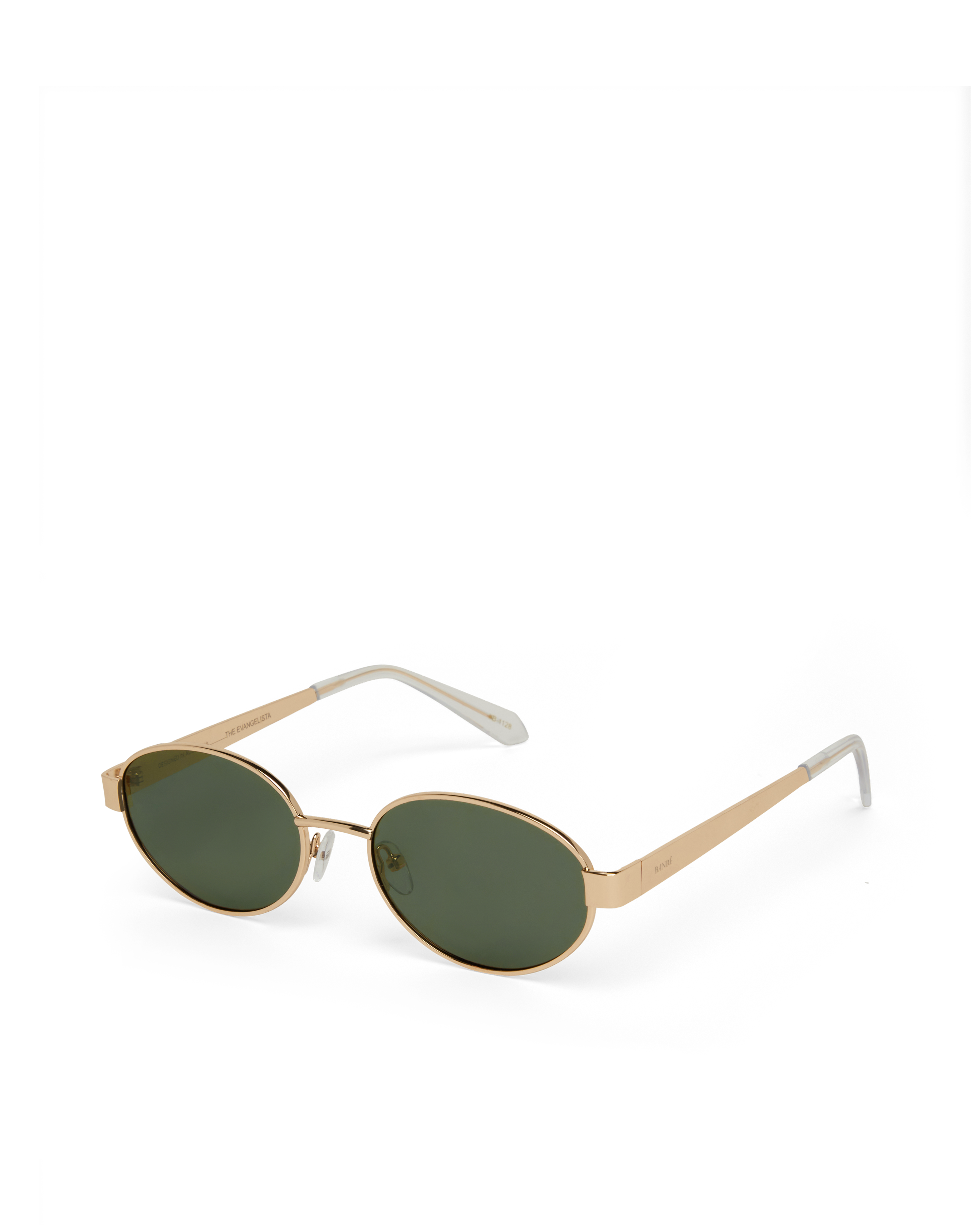 The Evangelista Sunglasses - Gold - Green