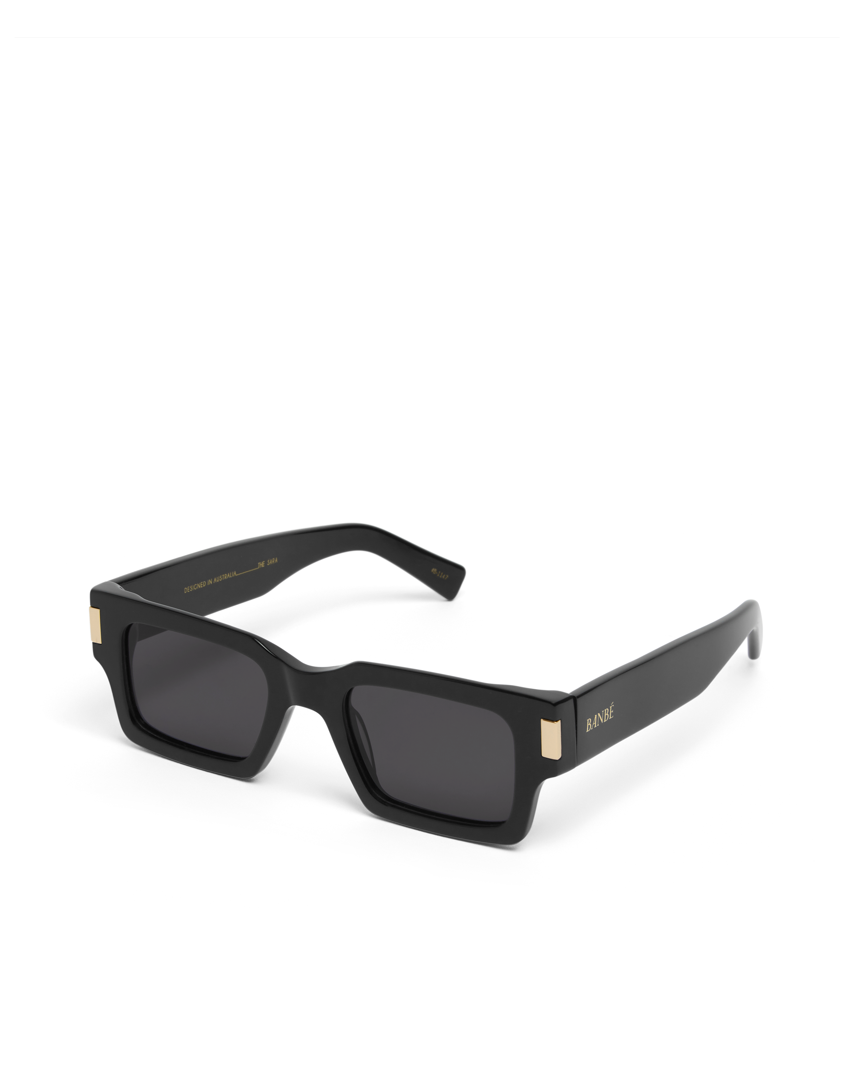 The Sara Sunglasses - Black Jet