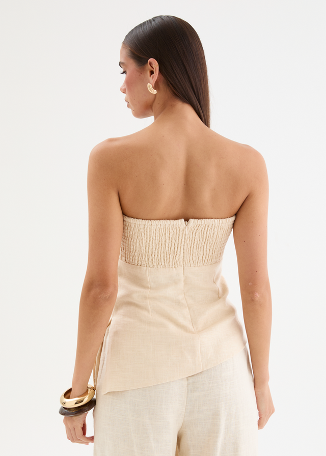 Zeneith Strapless Top - Cream