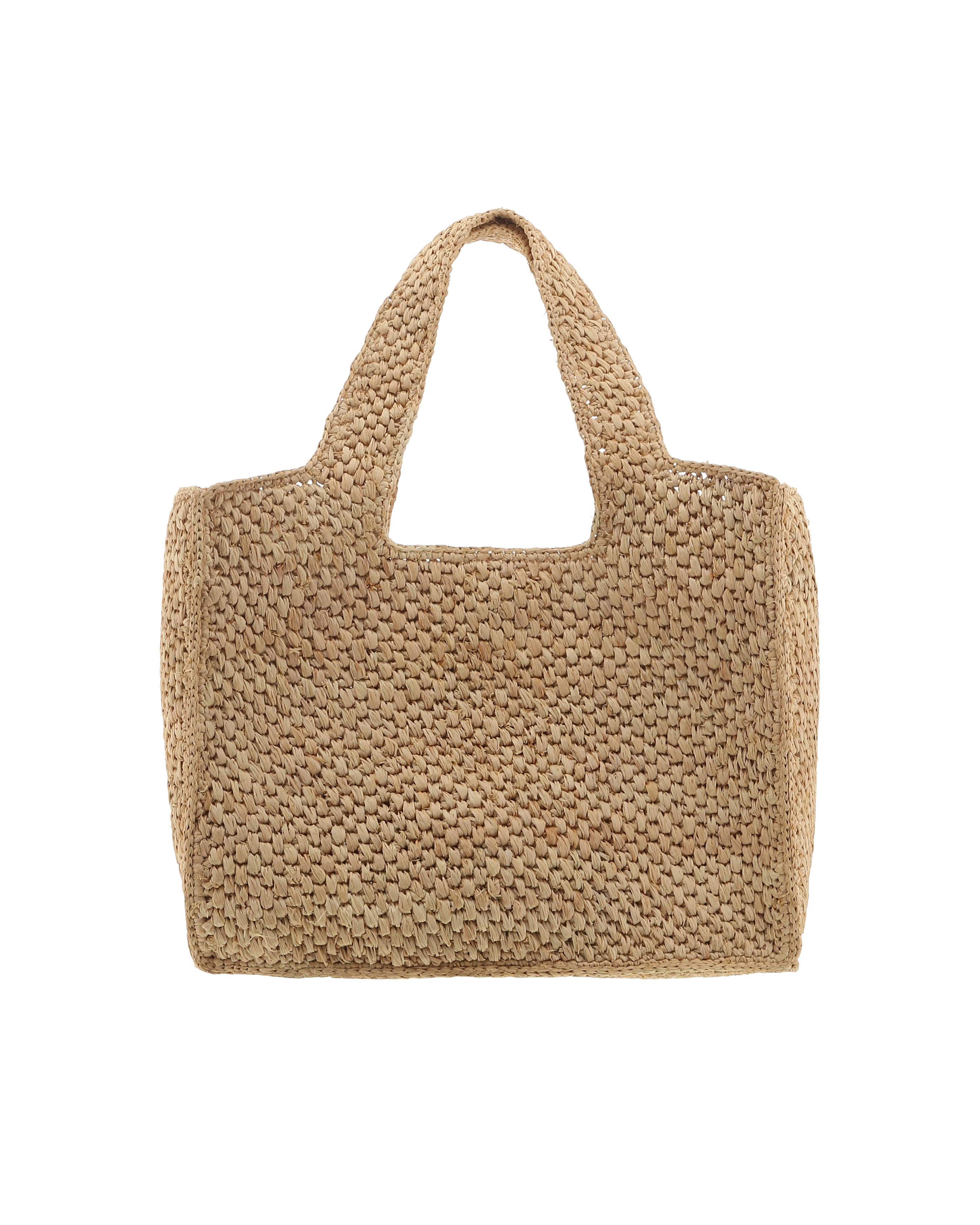 Vashti Handle Bag - Natural Raffia