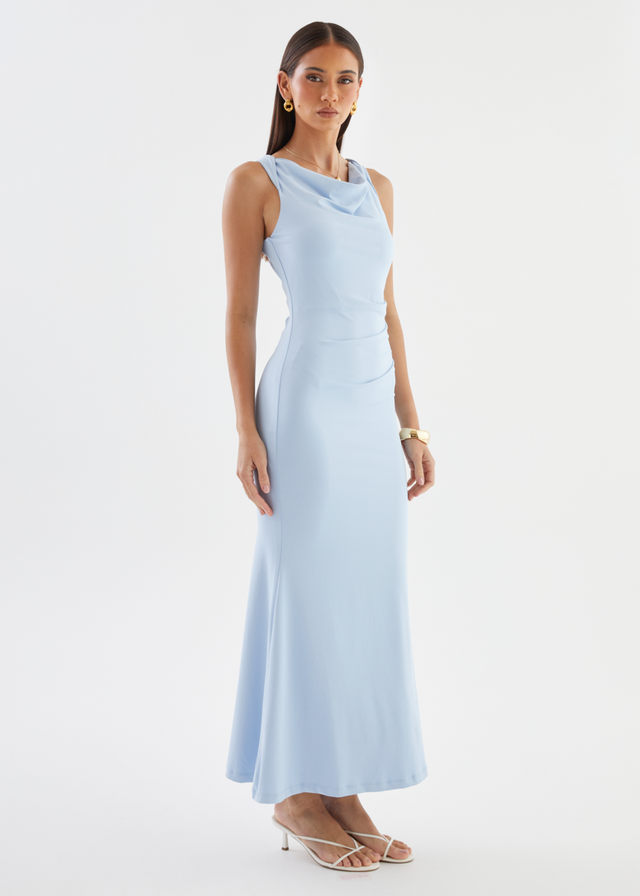 Janah Maxi Dress - Blue