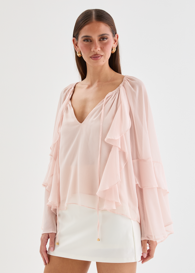 Valeta Blouse - Blush