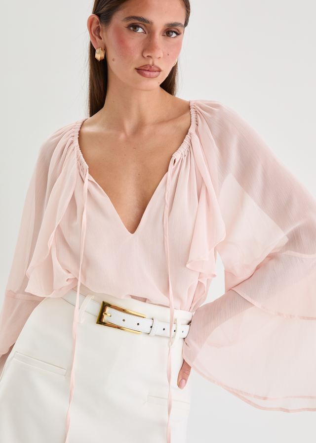 Valeta Blouse - Blush