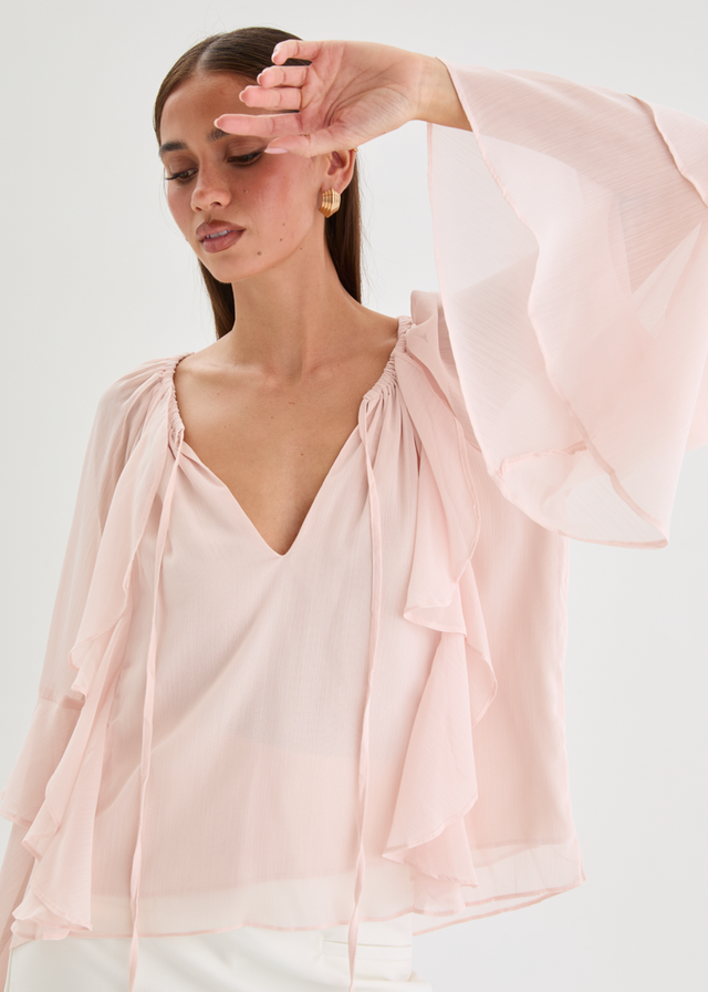 Valeta Blouse - Blush