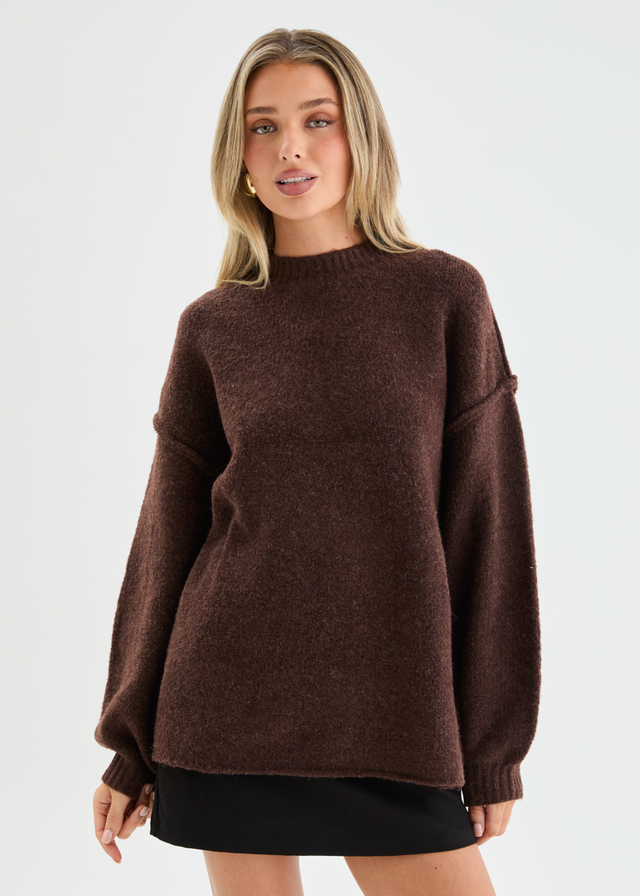 Meisha Sweater - Chocolate