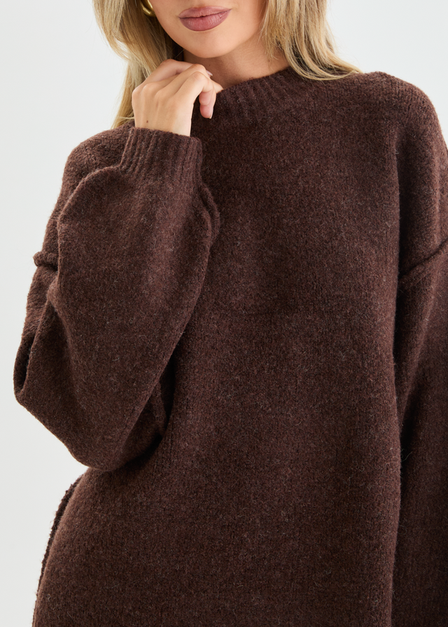 Meisha Sweater - Chocolate