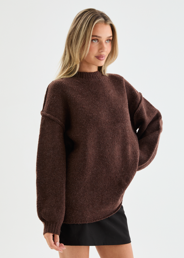 Meisha Sweater - Chocolate