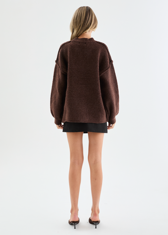 Meisha Sweater - Chocolate