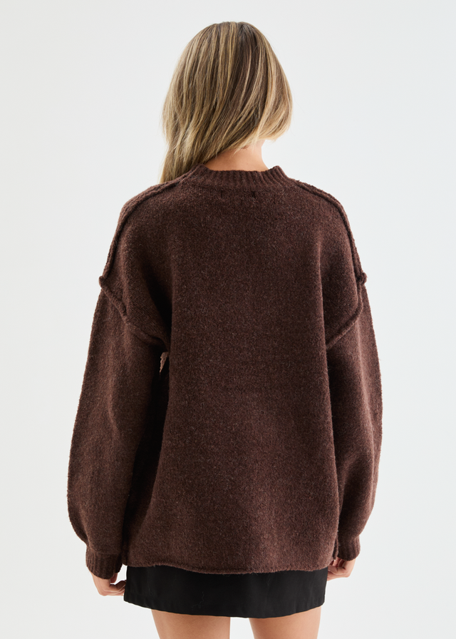 Meisha Sweater - Chocolate