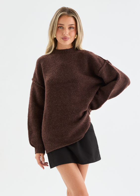 Meisha Sweater - Chocolate