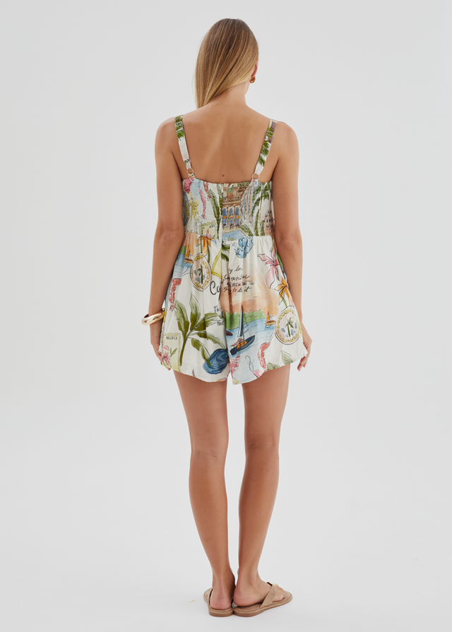Adira Playsuit - Capri