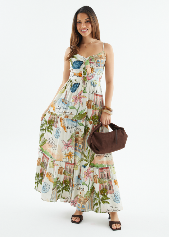 Narla Maxi Dress - Capri