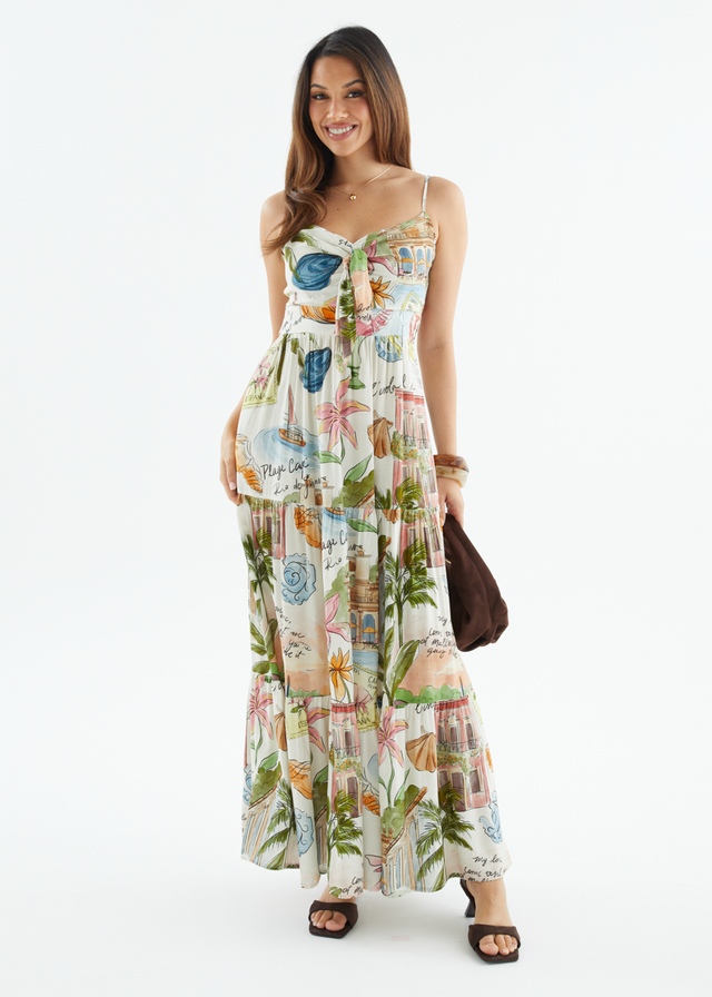 Narla Maxi Dress - Capri