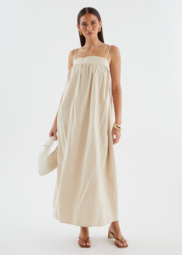 Leeanne Maxi Dress - Beige