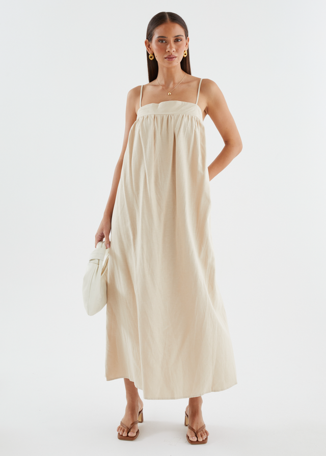 Leeanne Maxi Dress - Beige