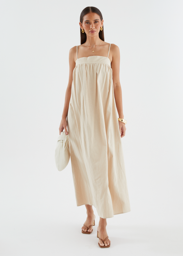 Leeanne Maxi Dress - Beige