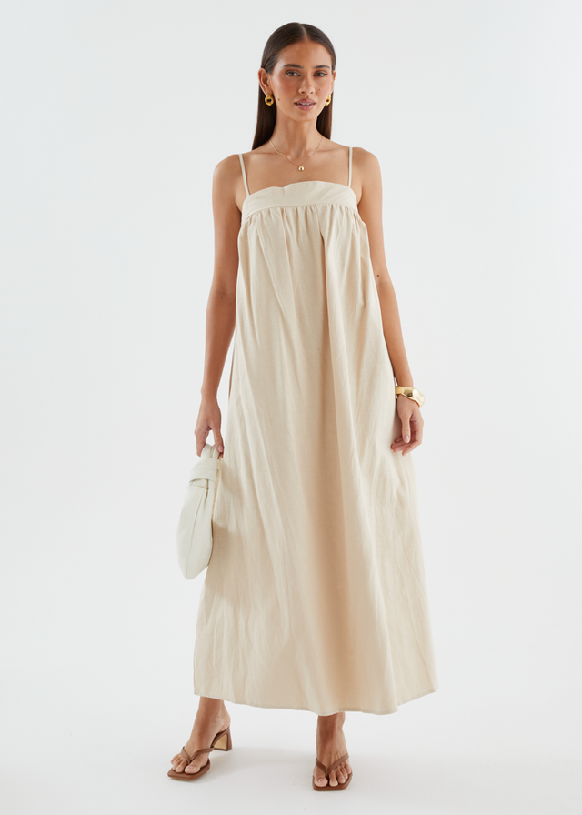 Leeanne Maxi Dress - Beige
