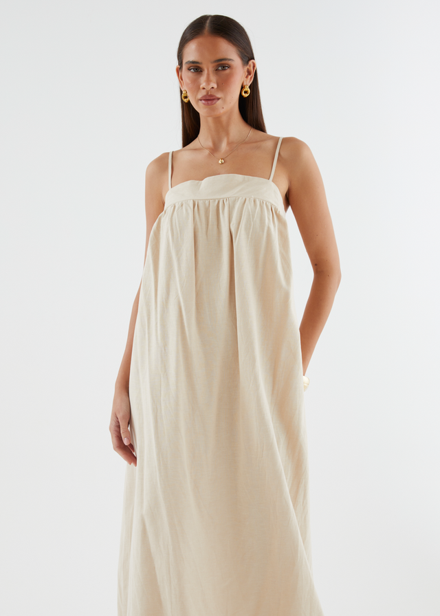 Leeanne Maxi Dress - Beige