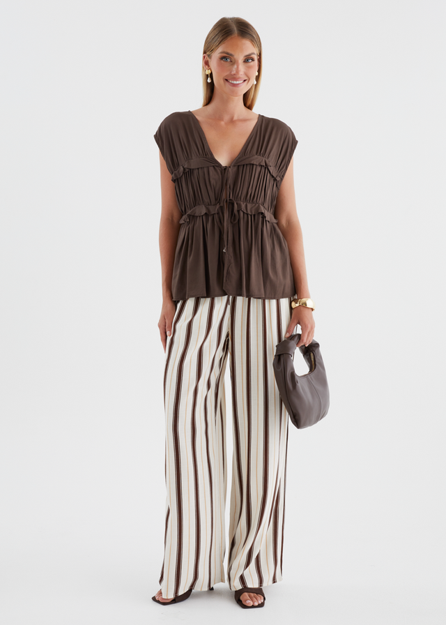 Lyanna Top - Chocolate