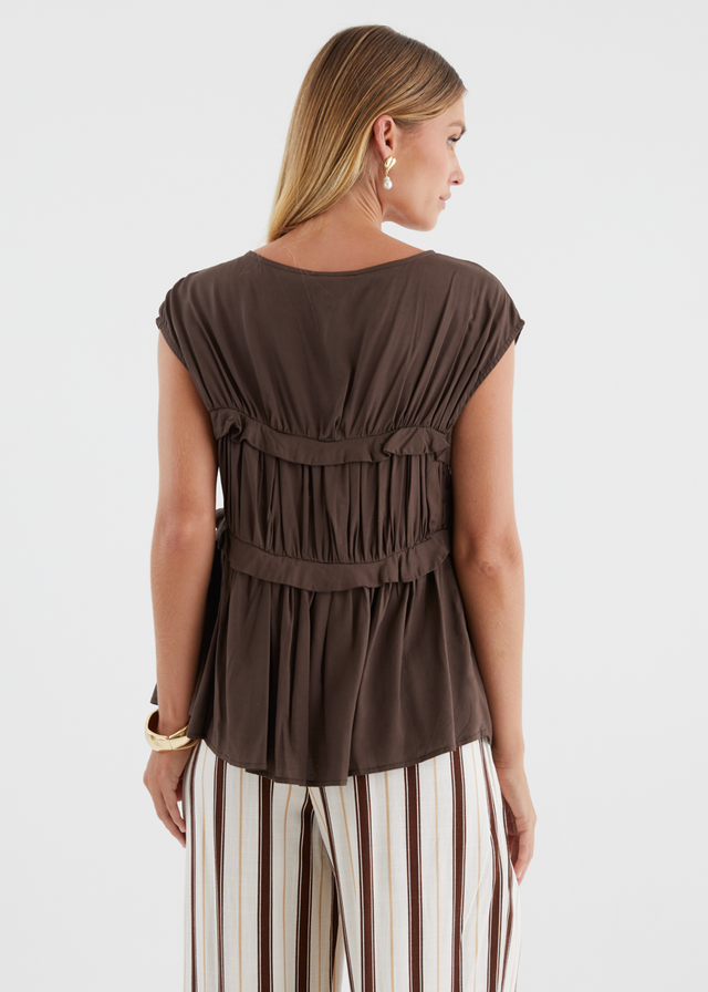Lyanna Top - Chocolate