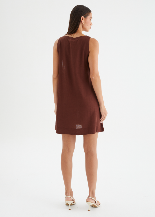 Mikayla Dress - Chocolate