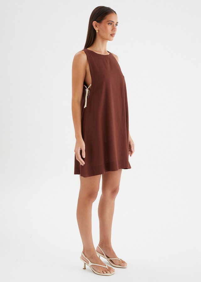 Mikayla Dress - Chocolate