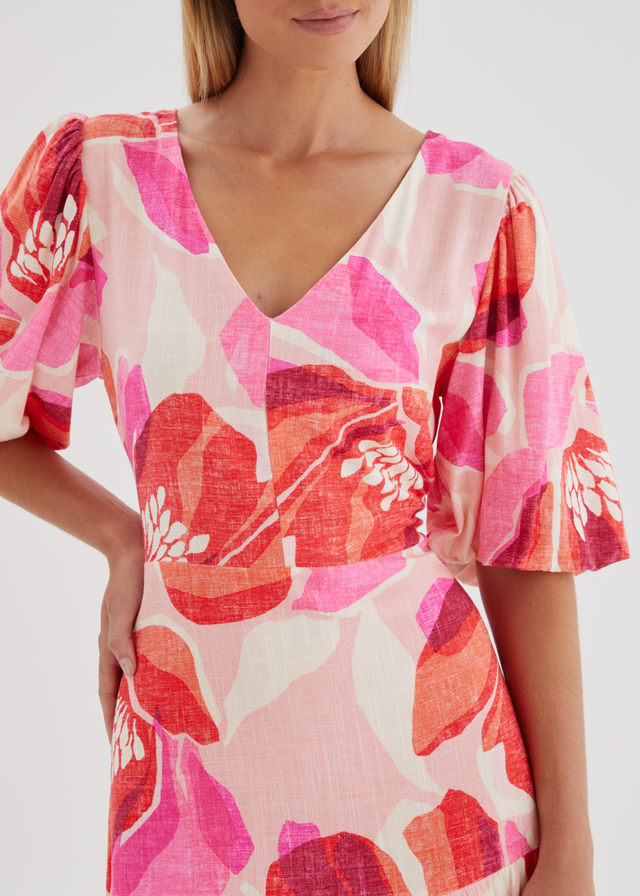 Lyndia Maxi Dress - Pink Rosalie