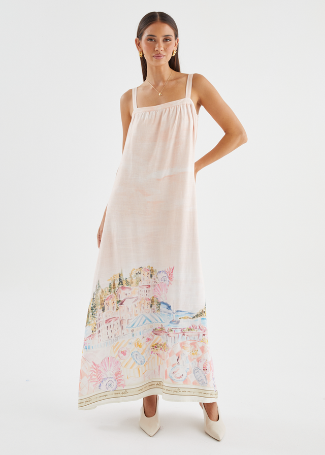 Lynsie Maxi Dress - Luciana Pink