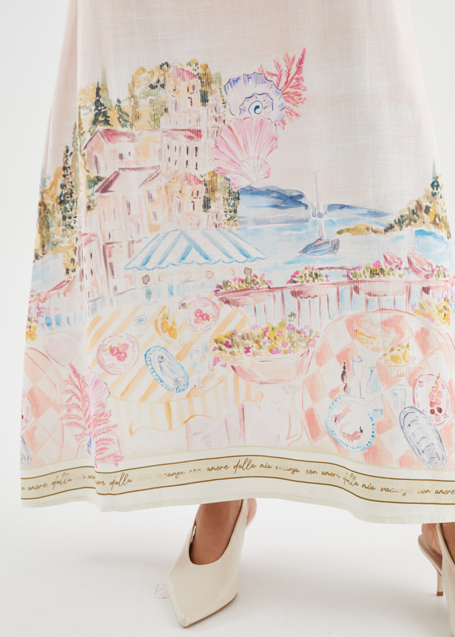 Lynsie Maxi Dress - Luciana Pink