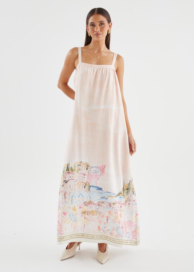 Lynsie Maxi Dress - Luciana Pink