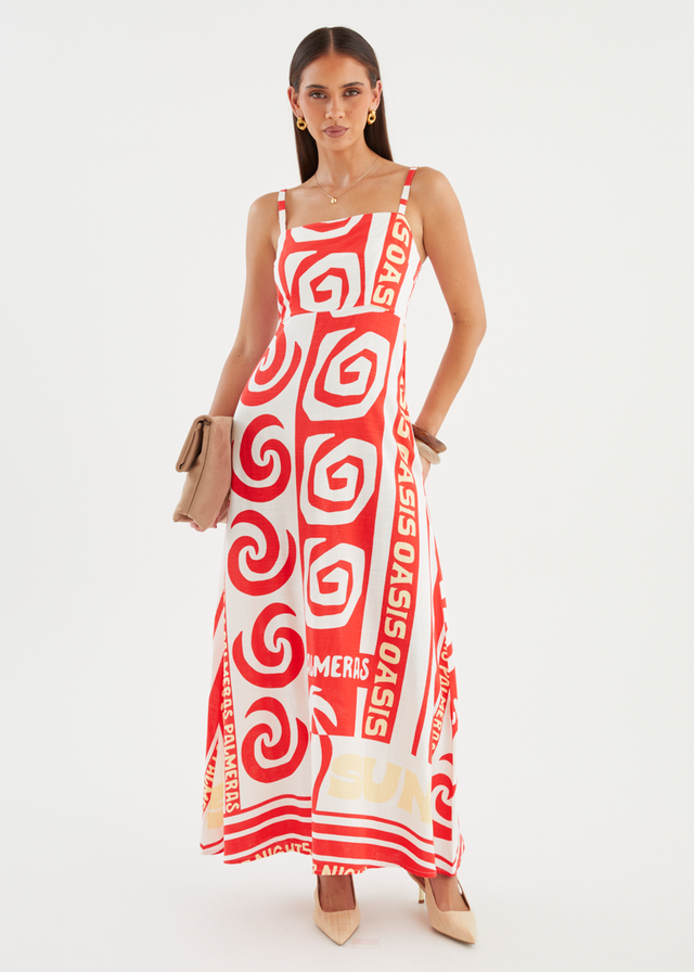 Pakaria Maxi Dress - Palmeras