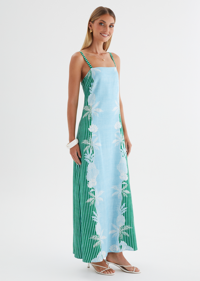 Brigitta Maxi Dress - Bellini Gingham & Heels Brigitta Maxi Dress - Bellini Gingham & Heels