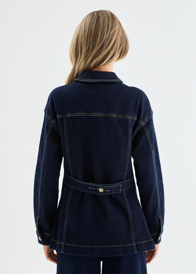 Diego Denim Jacket - Dark Blue