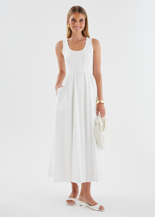 Maeko Maxi Dress - Off White