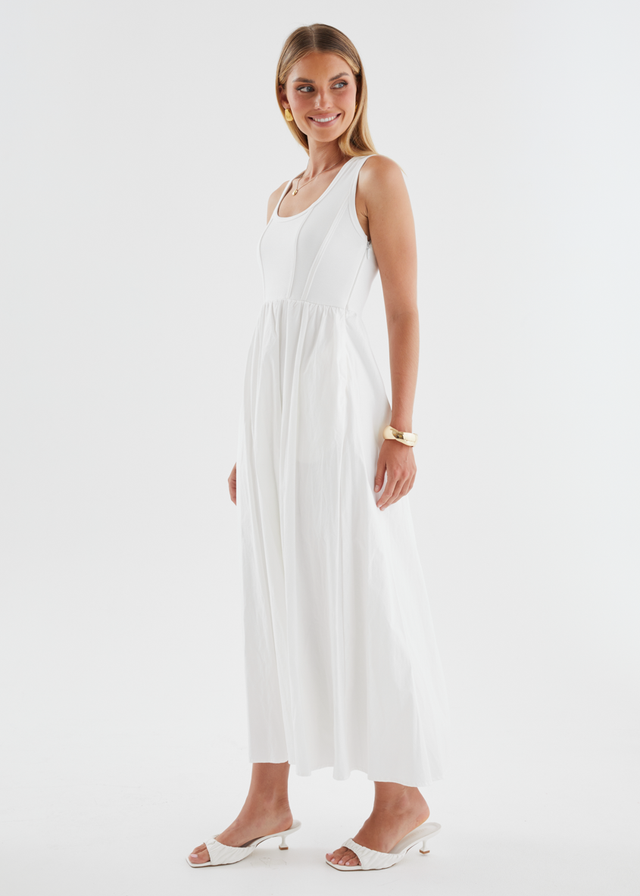 Maeko Maxi Dress - Off White