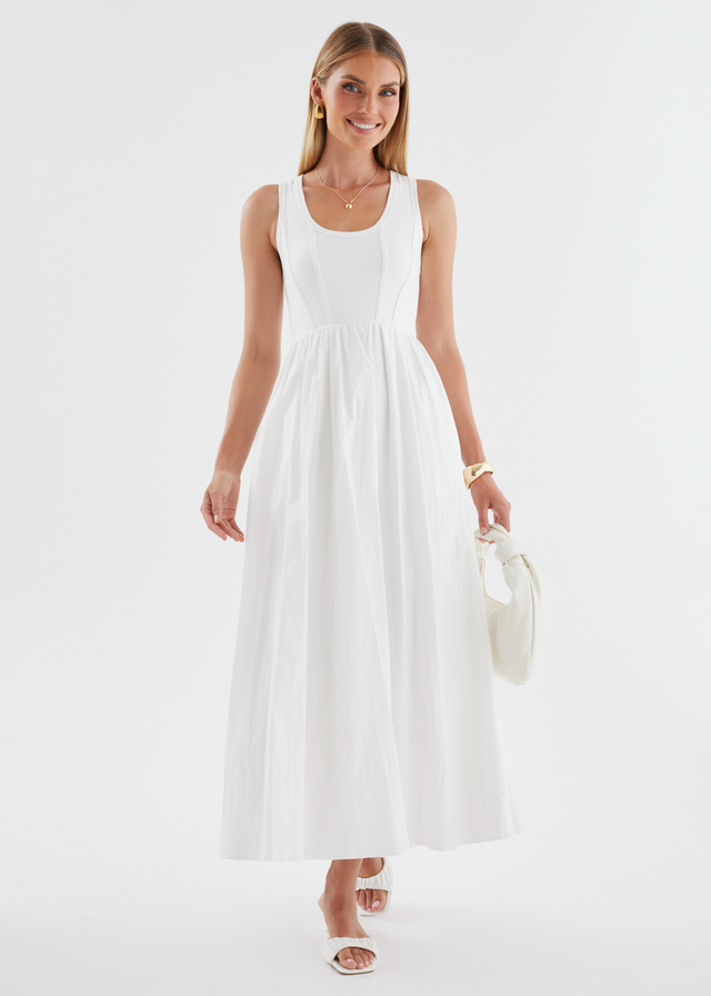 Maeko Maxi Dress - Off White