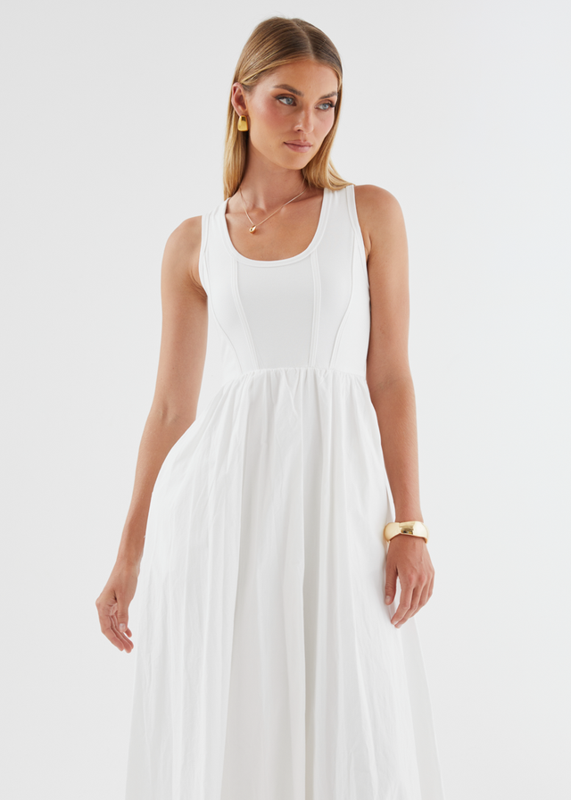 Maeko Maxi Dress - Off White
