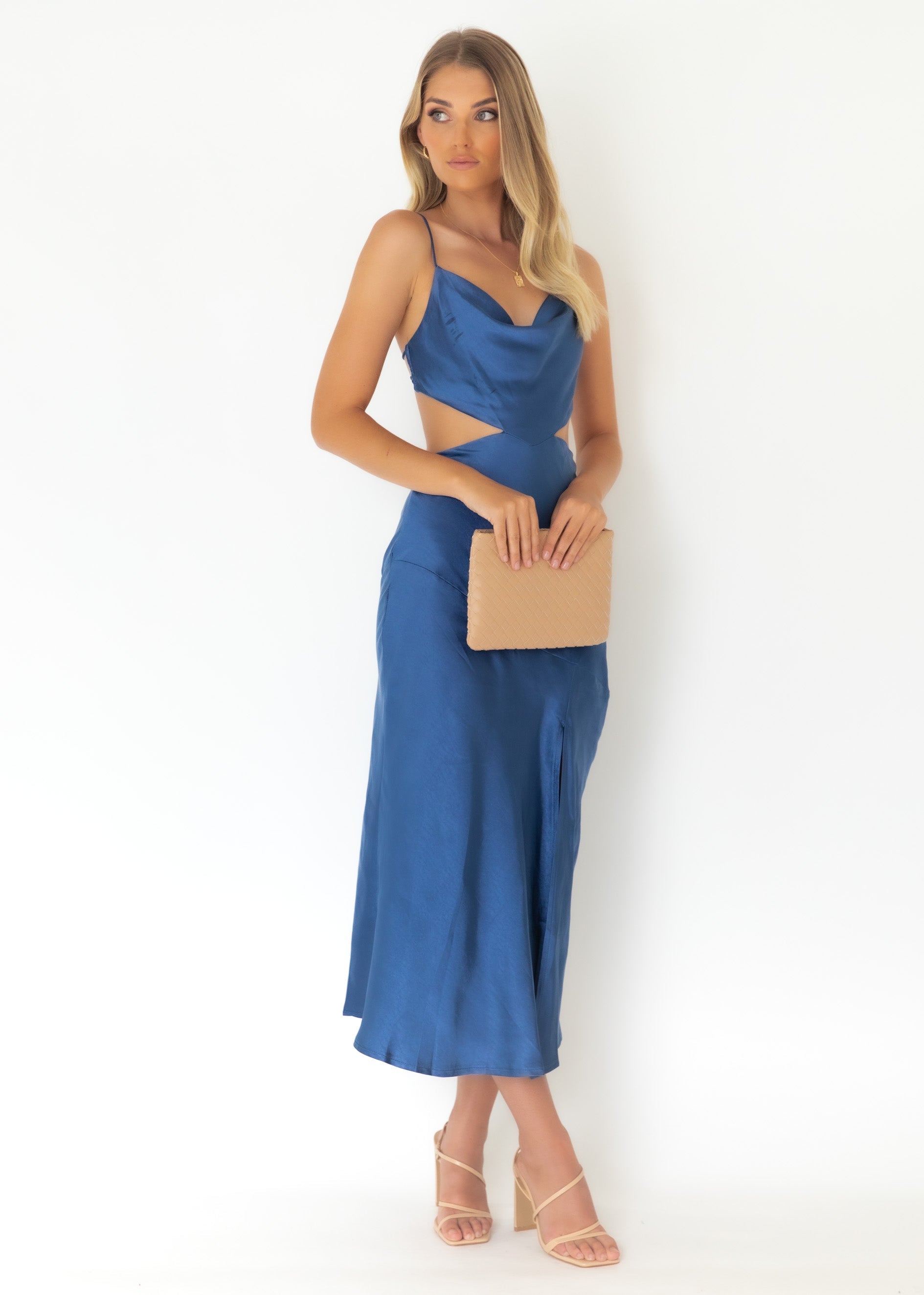 Sarabi Midi Dress - Midnight Blue