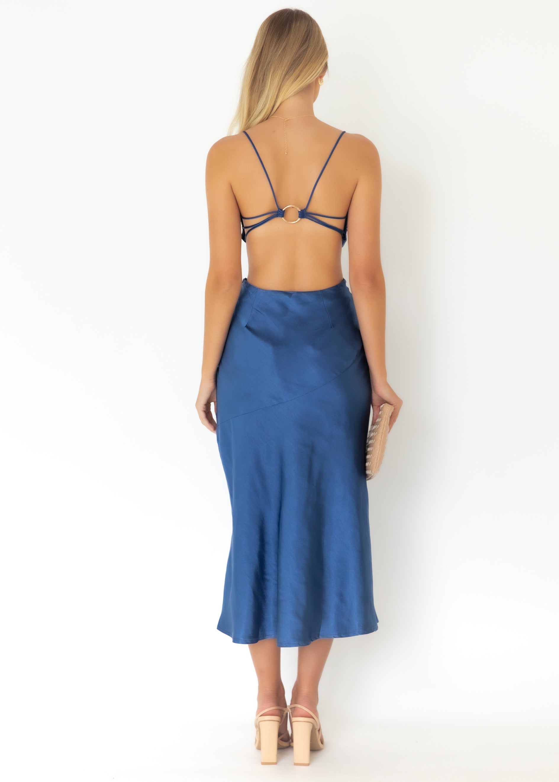 Sarabi Midi Dress - Midnight Blue