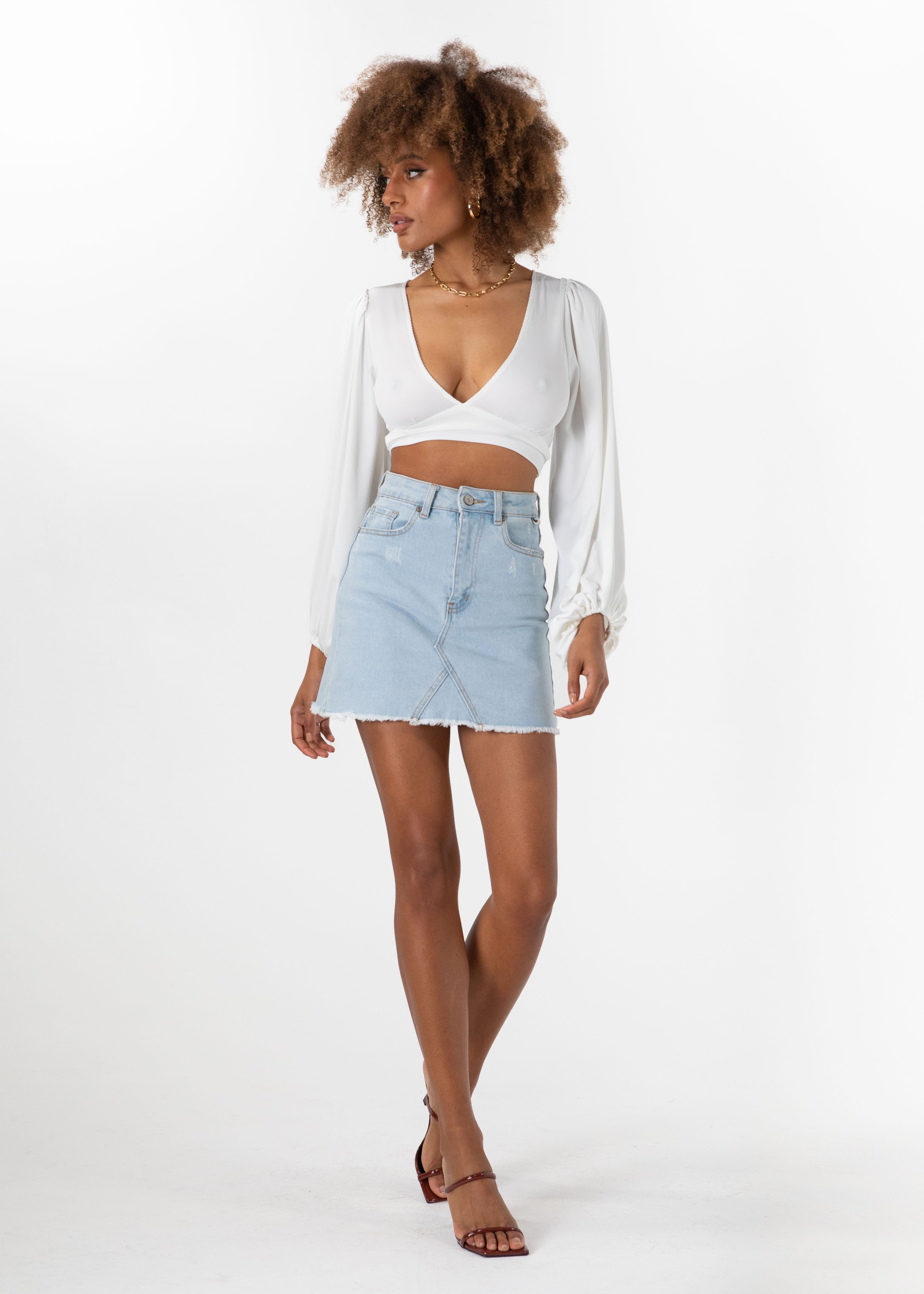 Kianne Crop - Off White