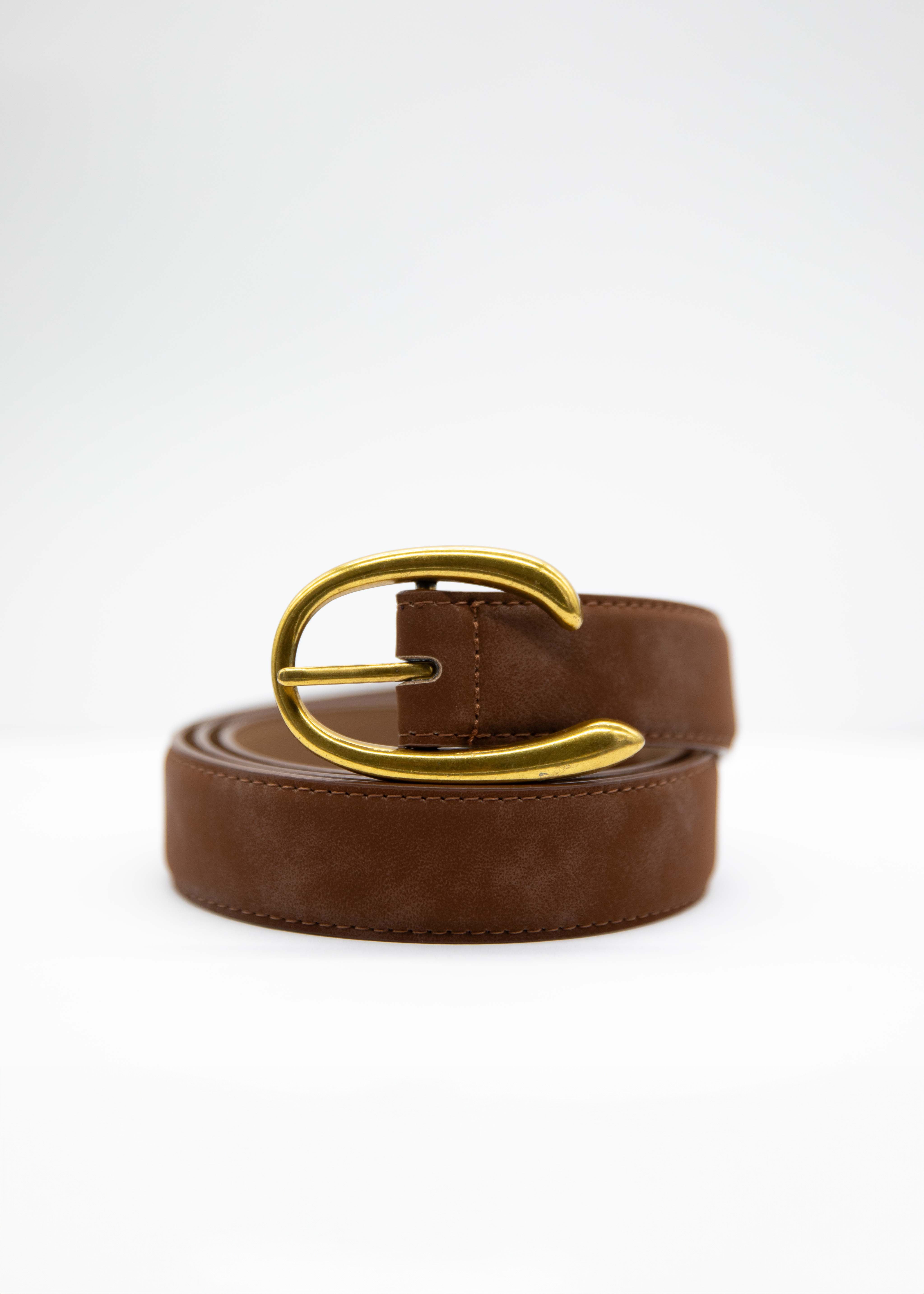 Frazer Leather Belt - Brown