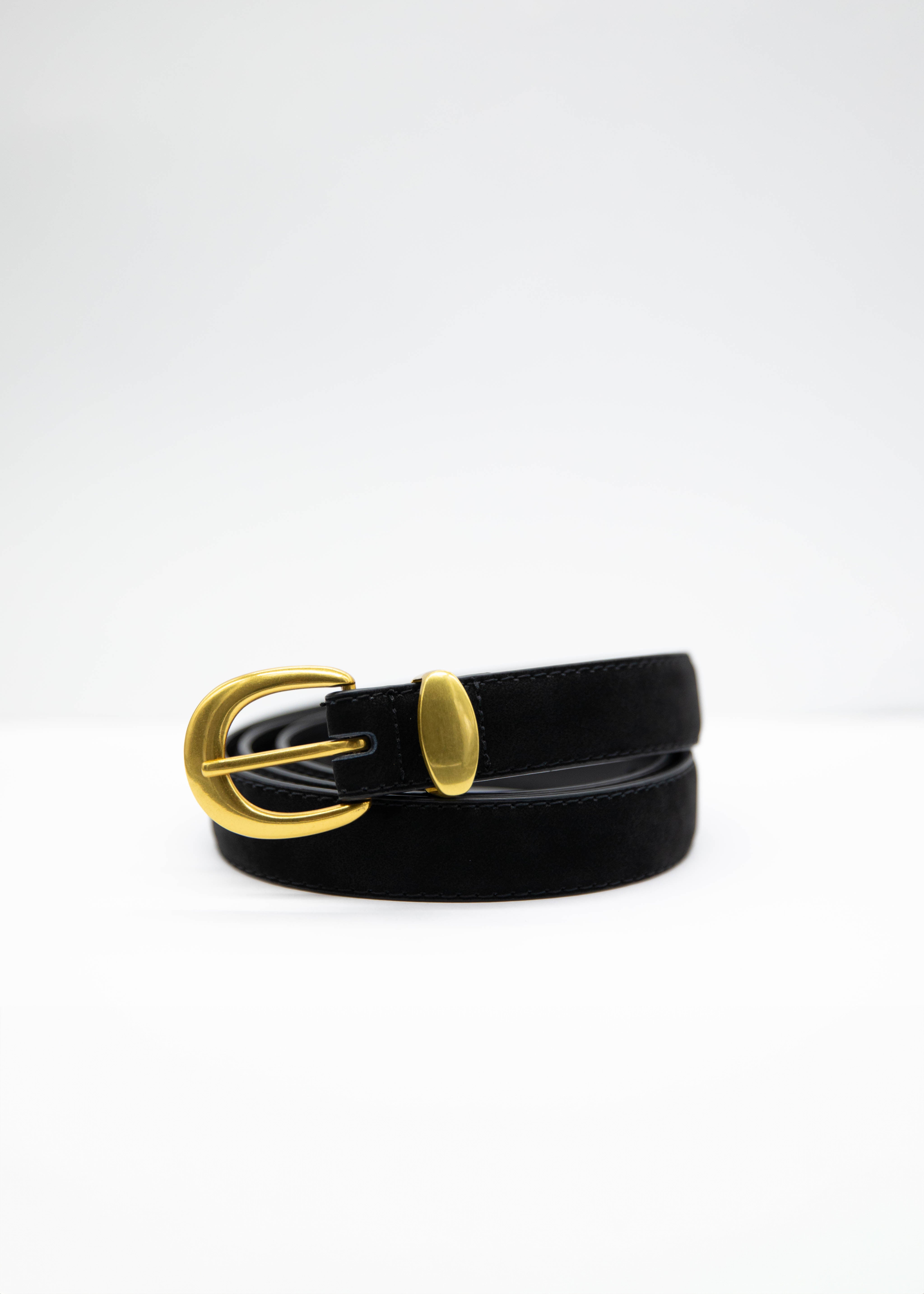 Hattie Leather Belt - Black