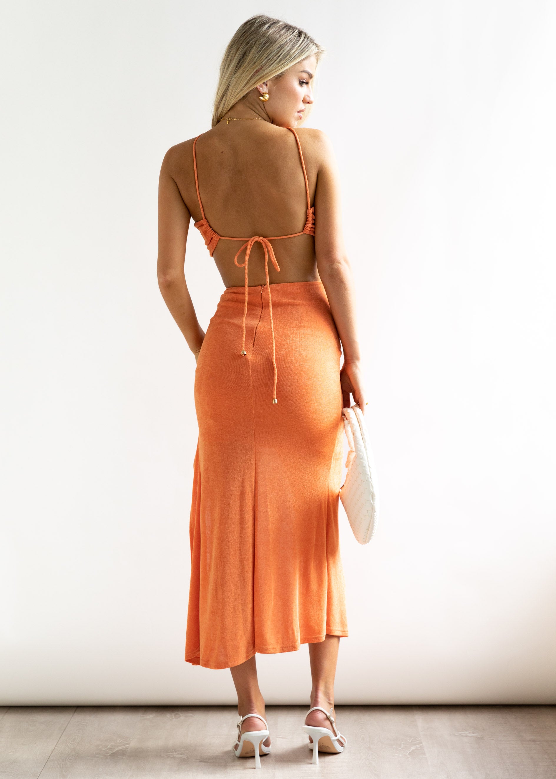 Charlize Crop - Orange