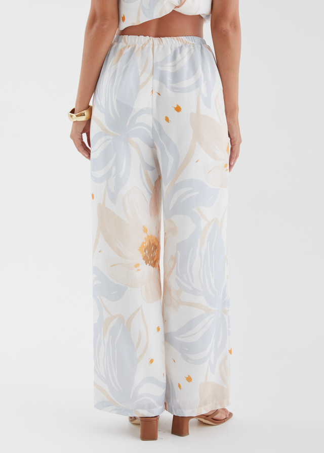 Pearla Set - Apricot Blue Floral