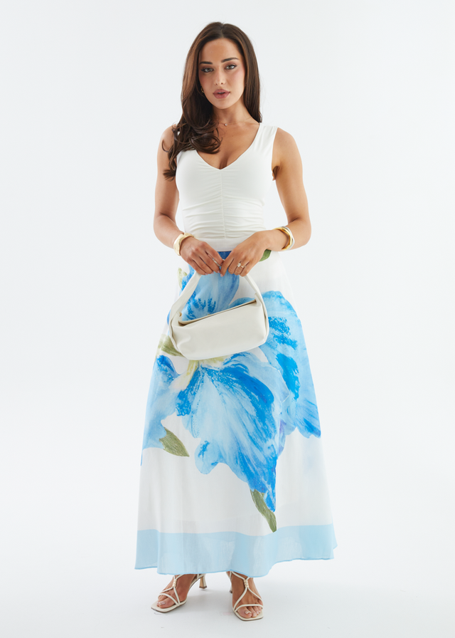 Melora Maxi Skirt - Blue Iris