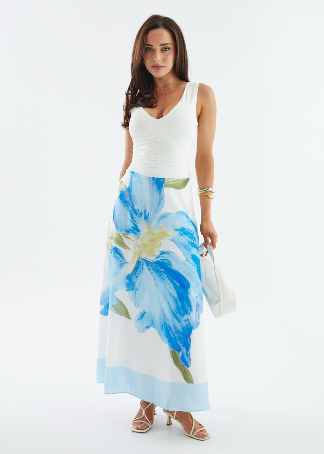 Melora Maxi Skirt - Blue Iris