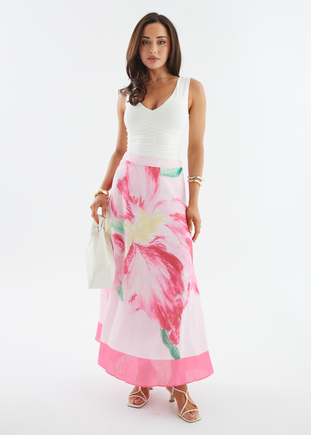 Melora Maxi Skirt - Pink Iris