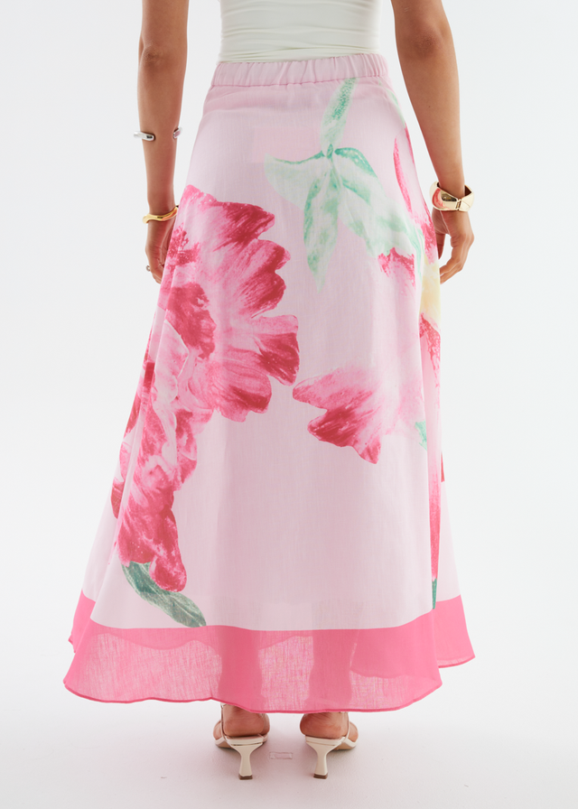Melora Maxi Skirt - Pink Iris